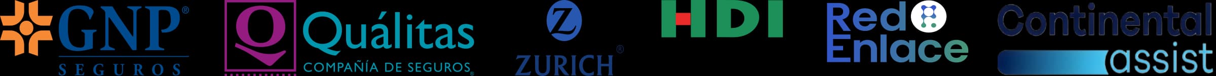 Logos de aseguradoras asociadas