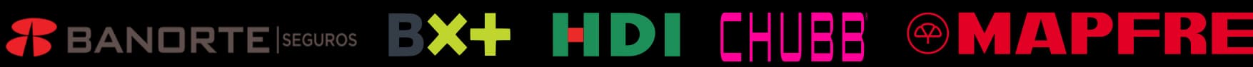 Logos de aseguradoras asociadas